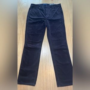 Talbots Flawless High-Waist Straight-Leg Navy Pants